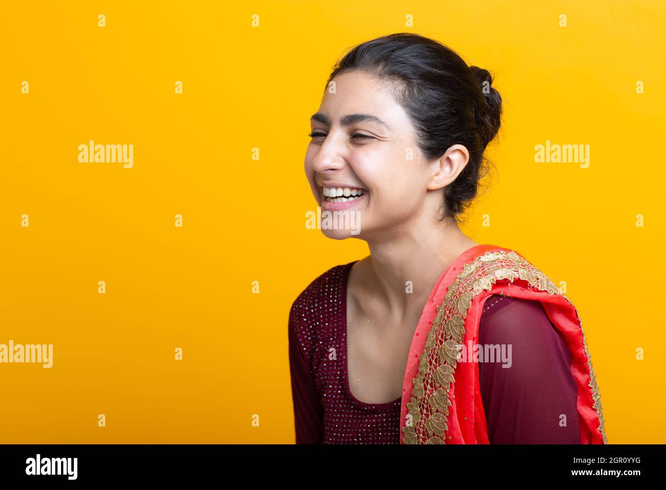Positive indian woman hi-res stock photography and images - Alamy