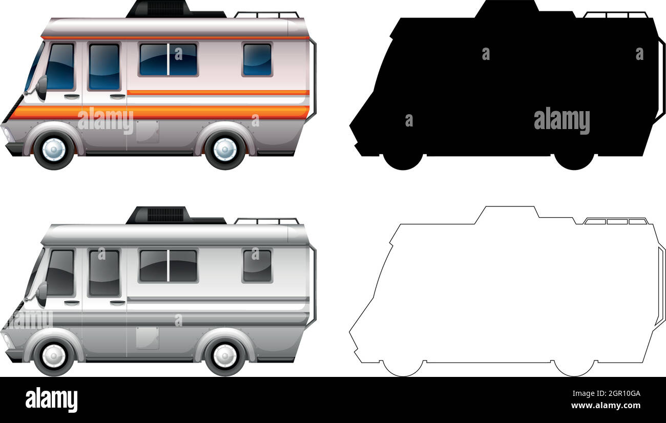 Camper set hi-res stock photography and images - Alamy