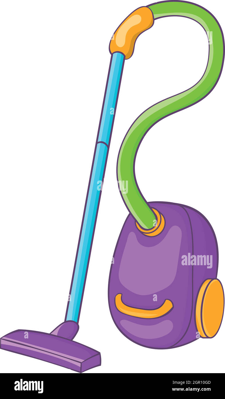 Colorful vacuum cleaner icon, cartoon style Stock Vector Image & Art