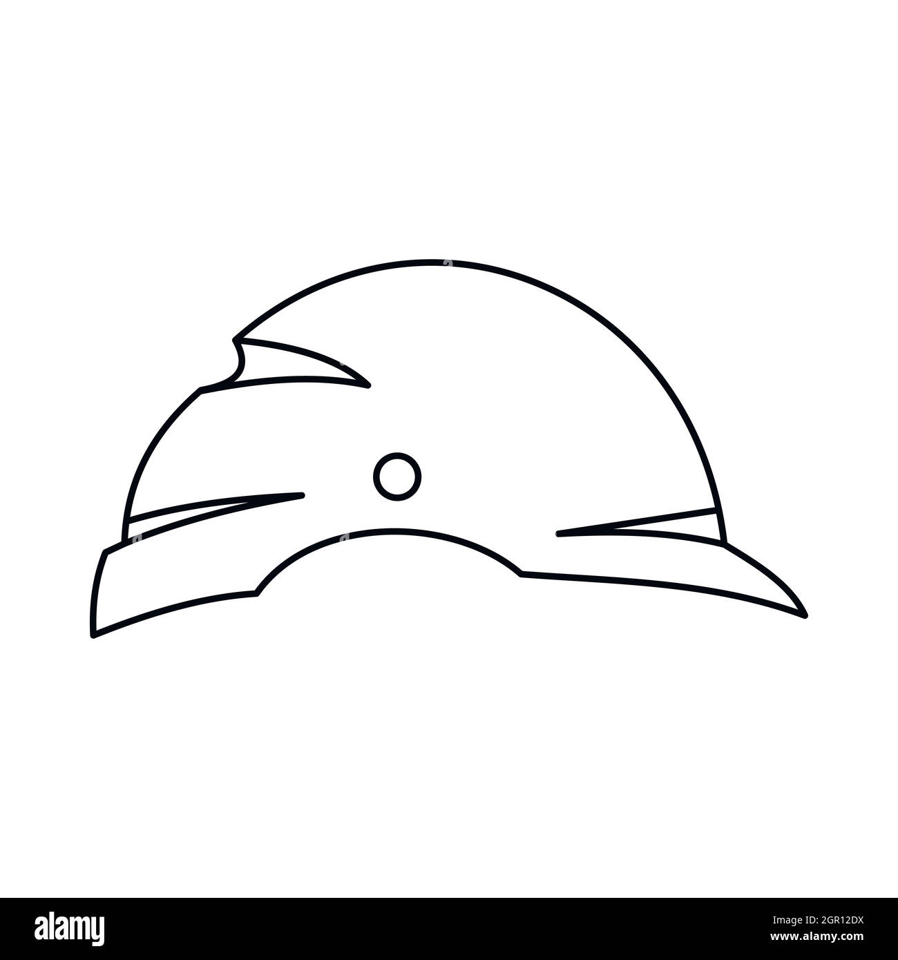 Construction helmet icon, outline style Stock Vector Image & Art Alamy