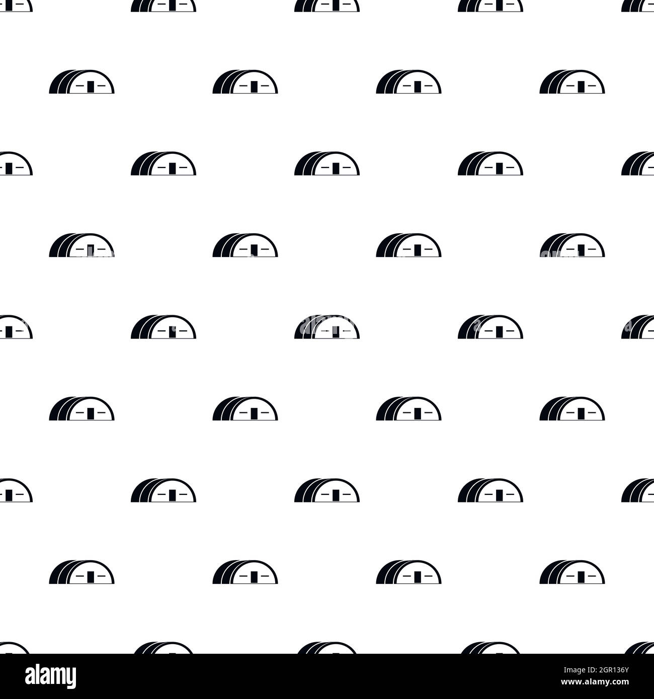 Large hangar pattern, simple style Stock Vector
