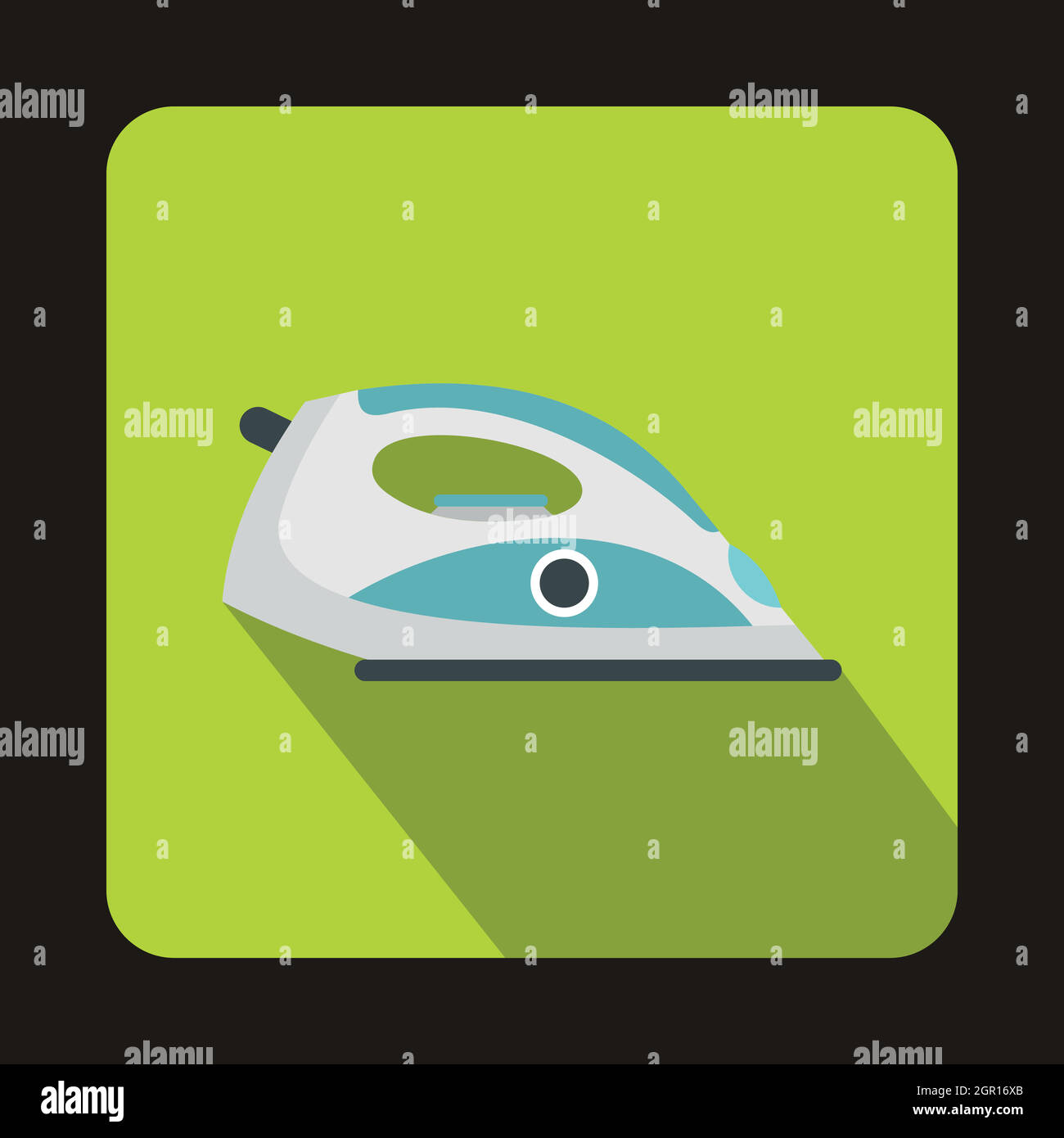 Steam iron icon shadow Stock Vector Images - Alamy