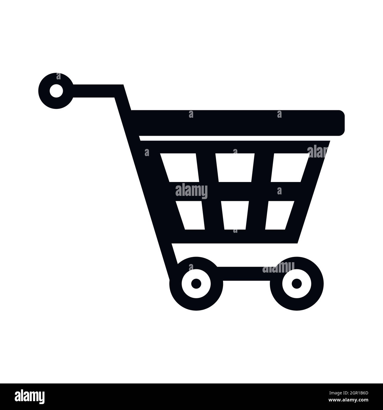 Basket on wheels icon, simple style Stock Vector Image & Art - Alamy
