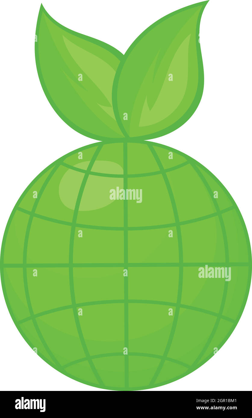 Green planet icon, cartoon style Stock Vector Image & Art - Alamy
