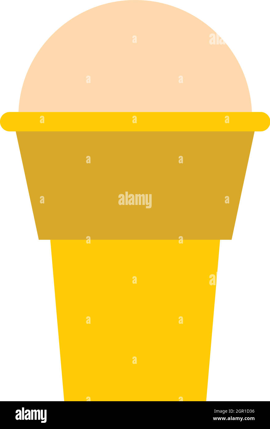 Ice cream icon, flat style Stock Vector Image & Art - Alamy