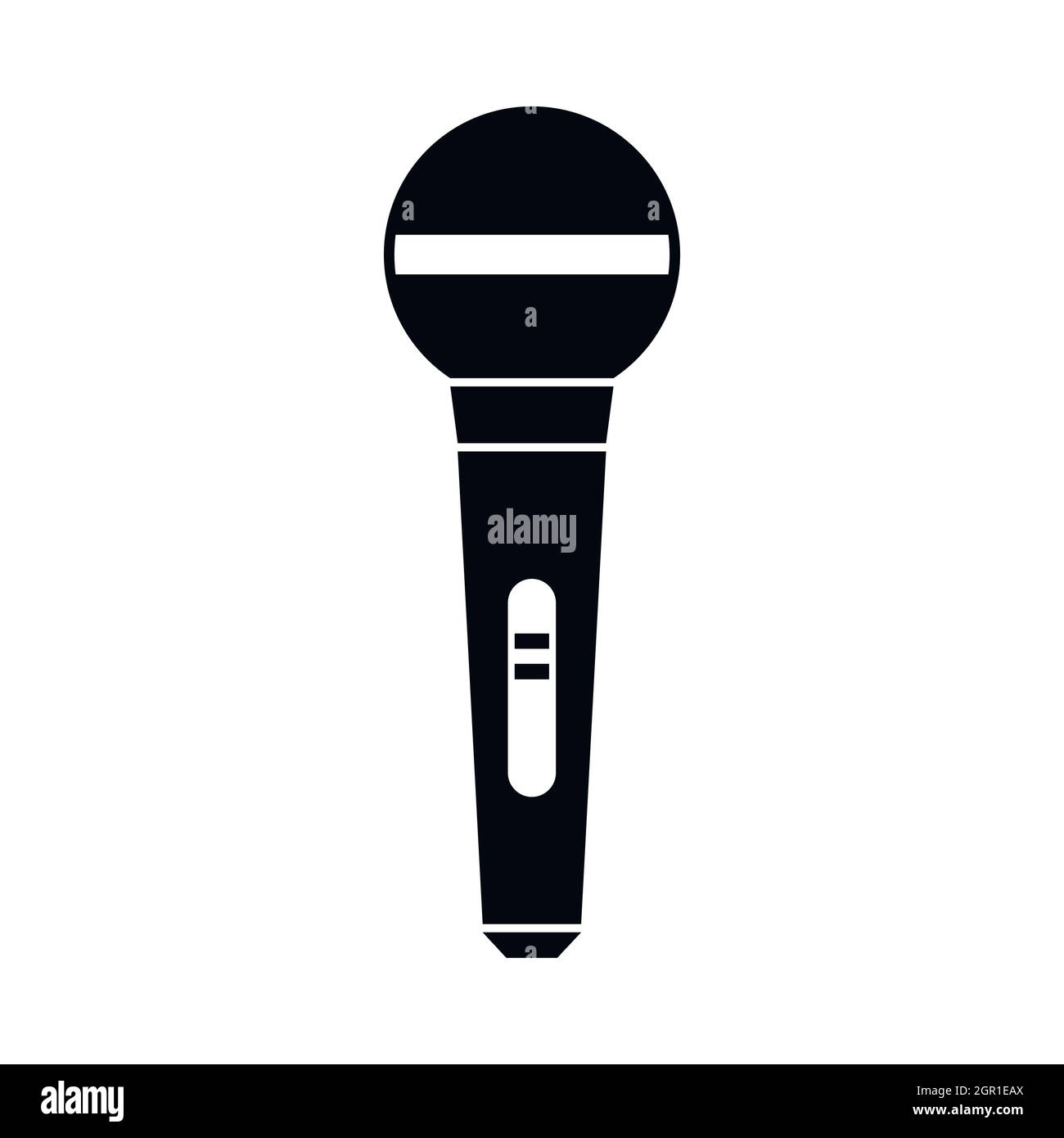 Microphone icon, simple style Stock Vector Image & Art Alamy