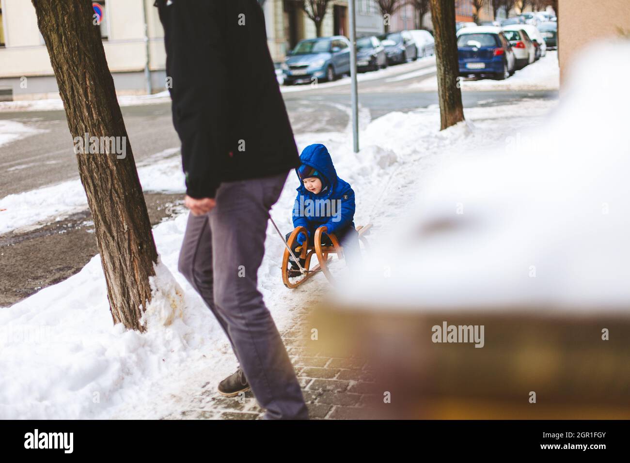 Car sleigh hi-res stock photography and images - Alamy