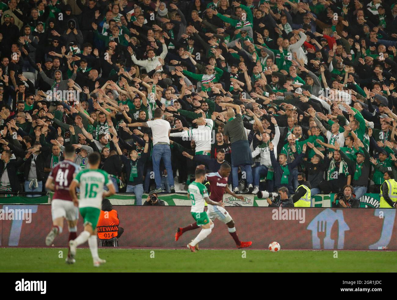 soccer football europa league group h west ham united v rapid vienna london stadium london britain
