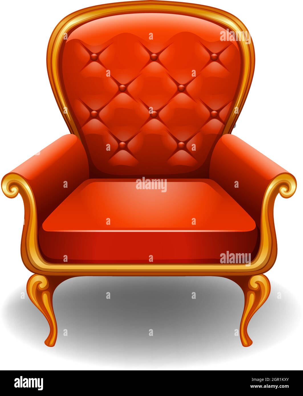Soft armchair Stock Vector Images - Alamy