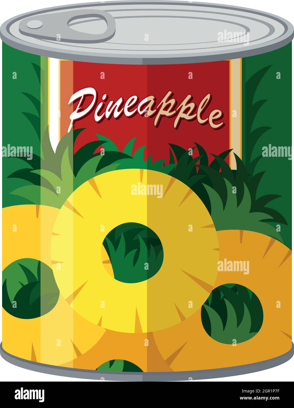 Pineapple in aluminum can Stock Vector Image & Art Alamy