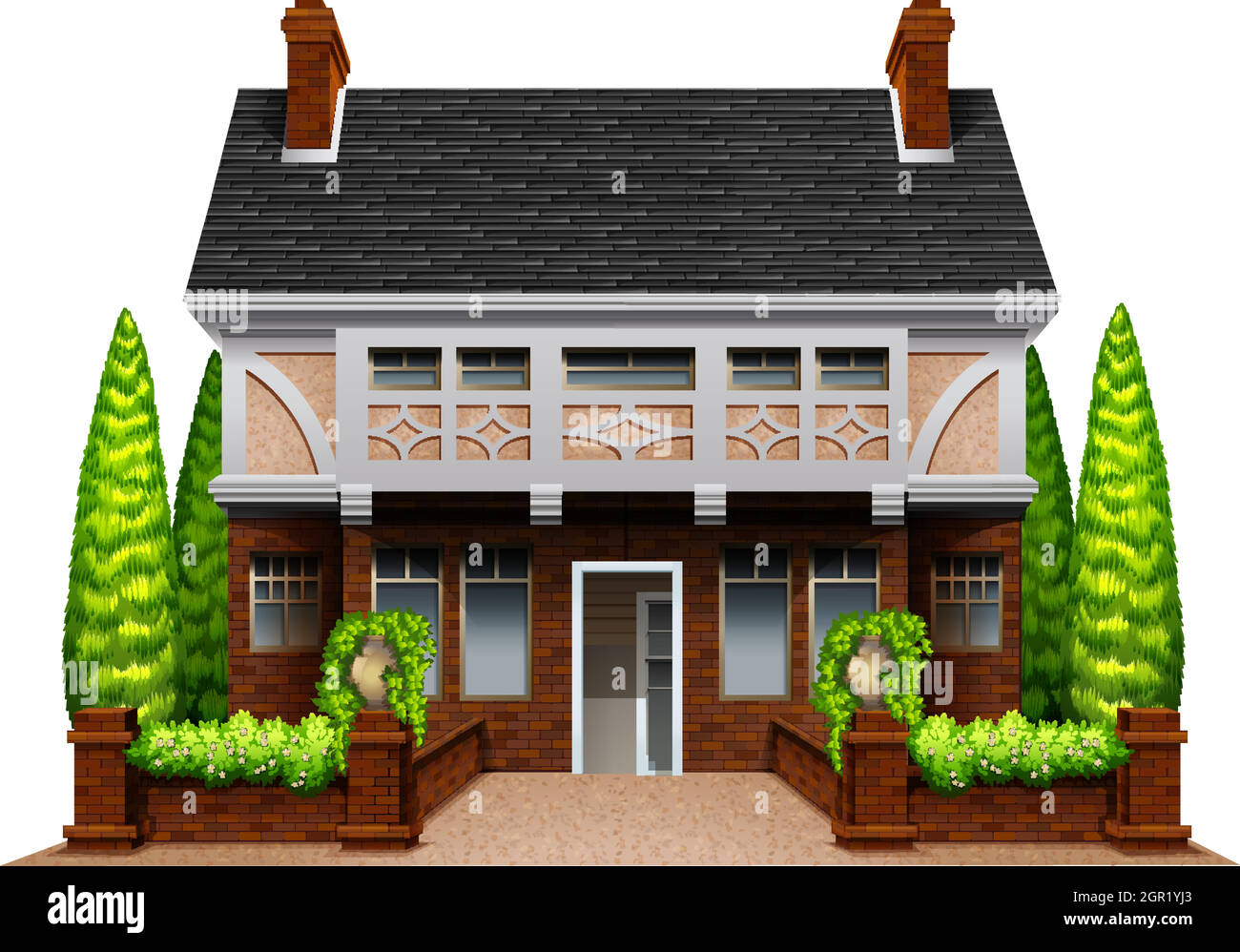 A beautiful house Stock Vector Image & Art - Alamy