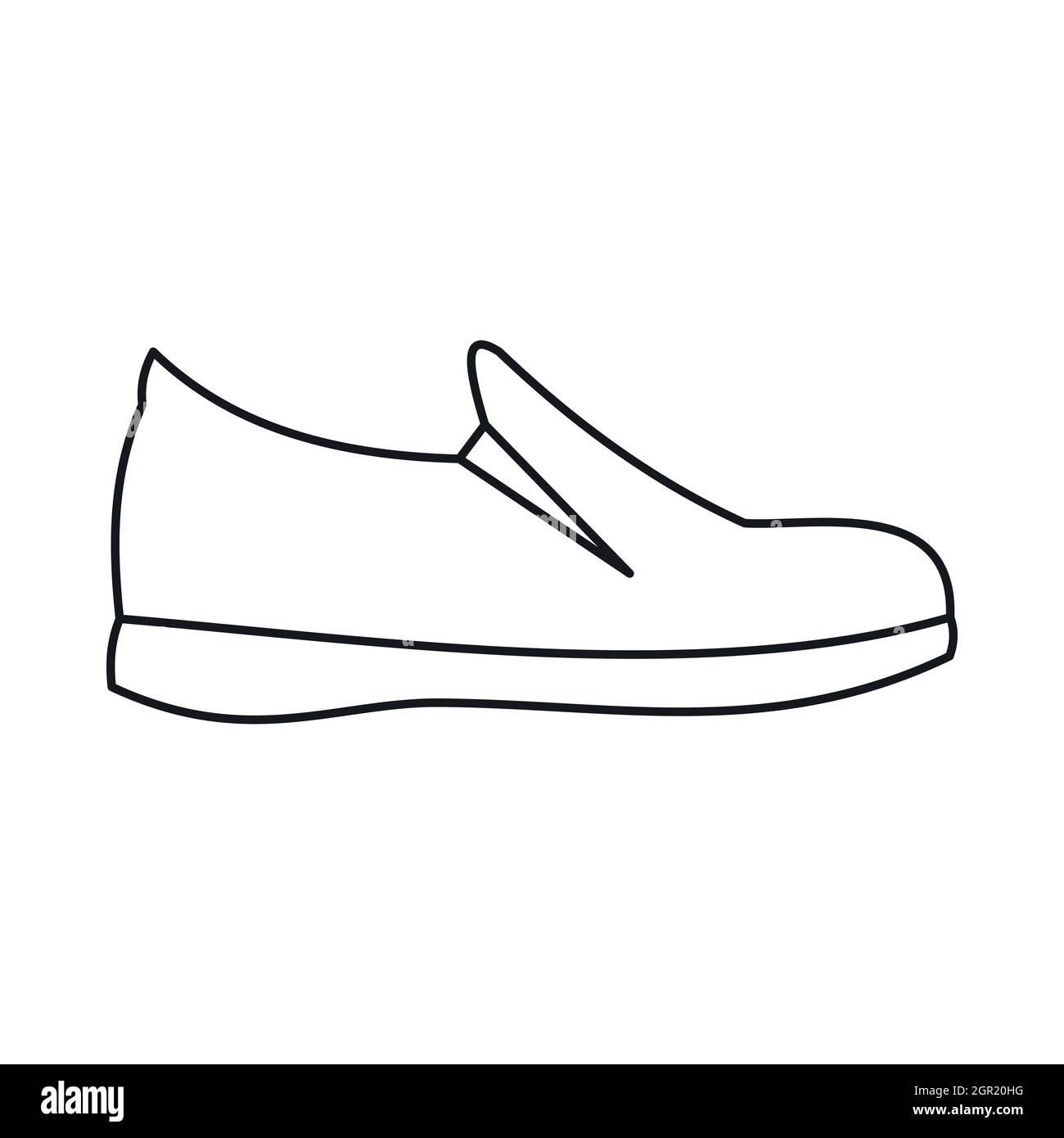 Shoes icon, outline style Stock Vector Image & Art - Alamy