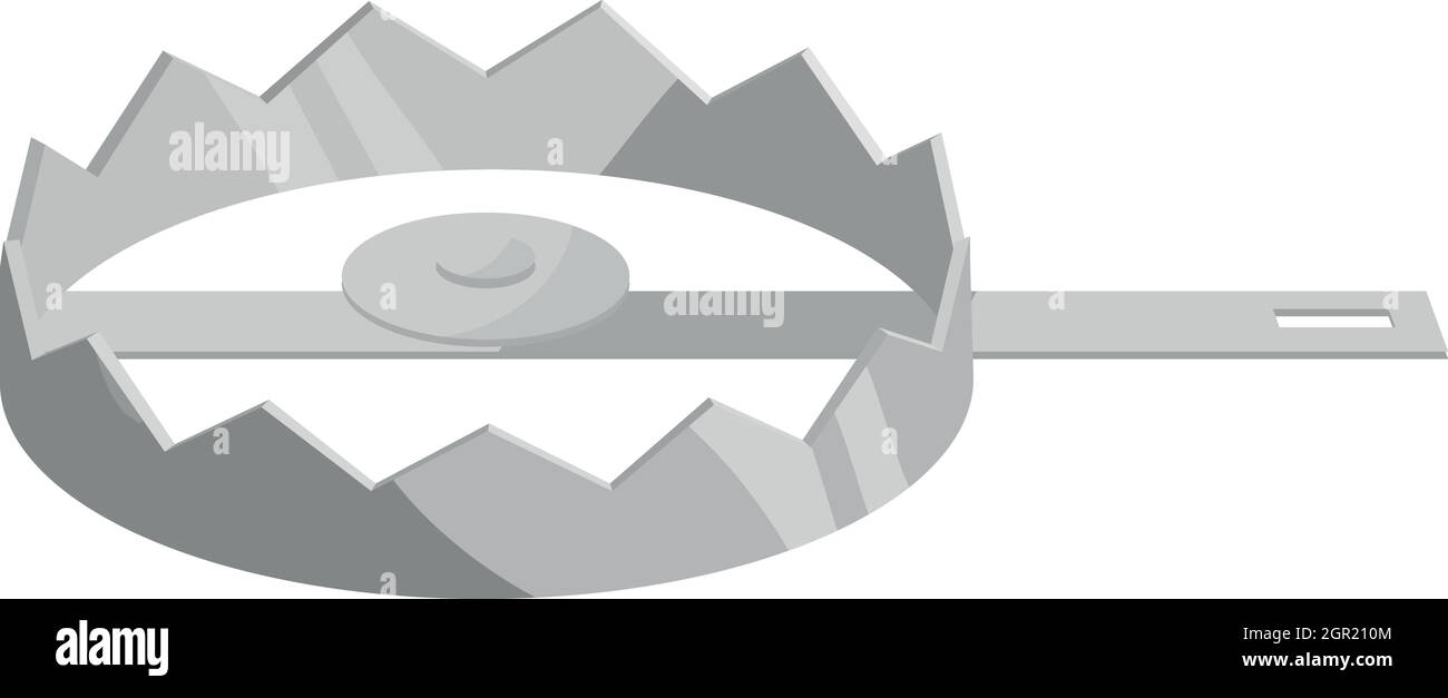 Hunting trap icon, cartoon style Stock Vector Image & Art Alamy