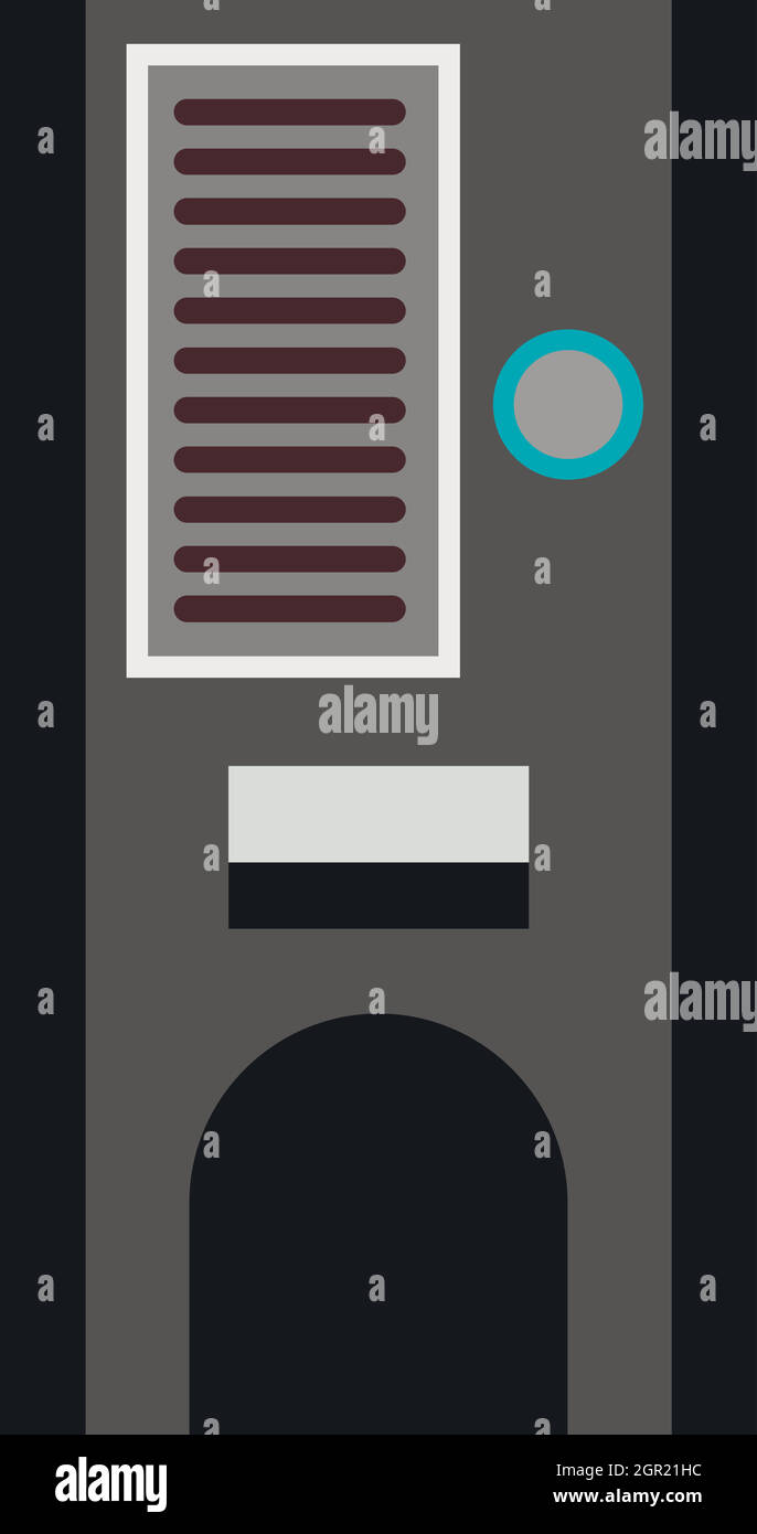 Coffee vending machine icon, flat style Stock Vector Image & Art - Alamy