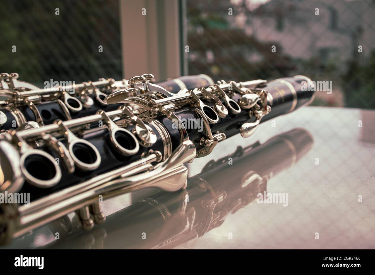 Close Up Of Clarinet Stock Photo Alamy