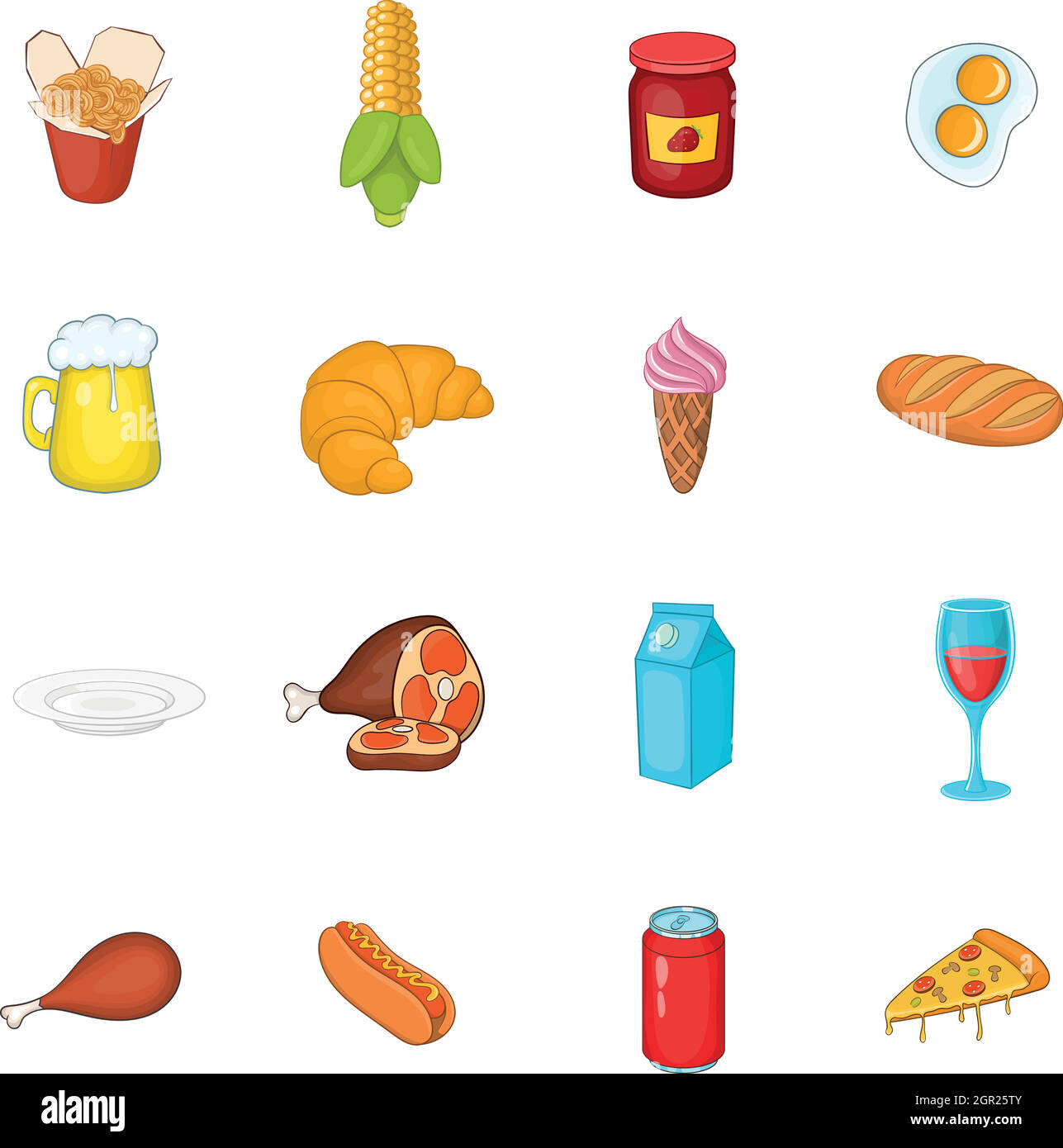 Cartoon food collection hi-res stock photography and images - Alamy Cartoon food collection hi-res stock photography and images - Alamy