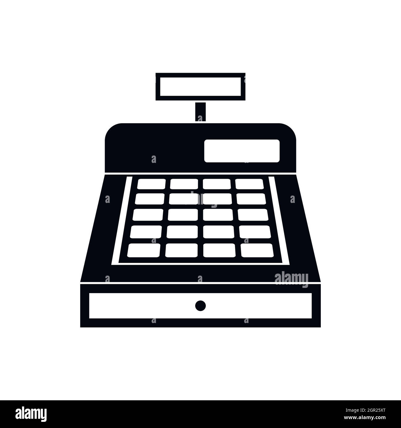 Cash register icon, simple style Stock Vector Image & Art Alamy