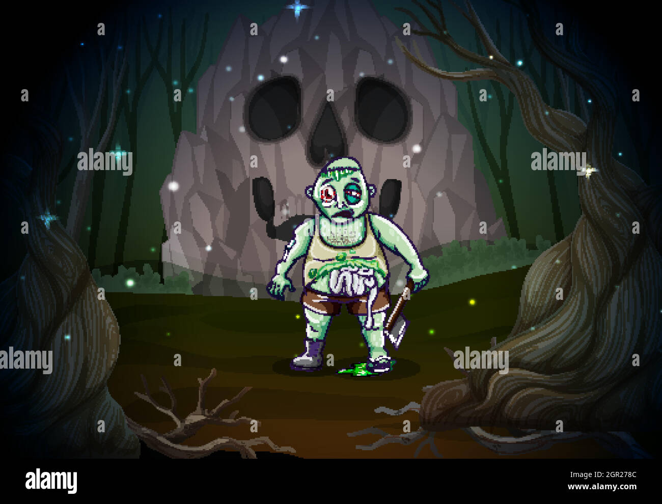 Cave zombie sales