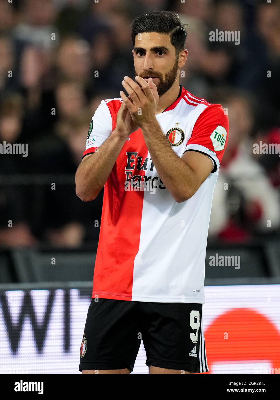 Nicolae Stanciu from Slavia Prague during the UEFA Champions League (Group  F) match between Slavia Prague and Borussia Dortmund in Prague.(Final  score; Slavia Prague 0:2 Borussia Dortmund Stock Photo - Alamy