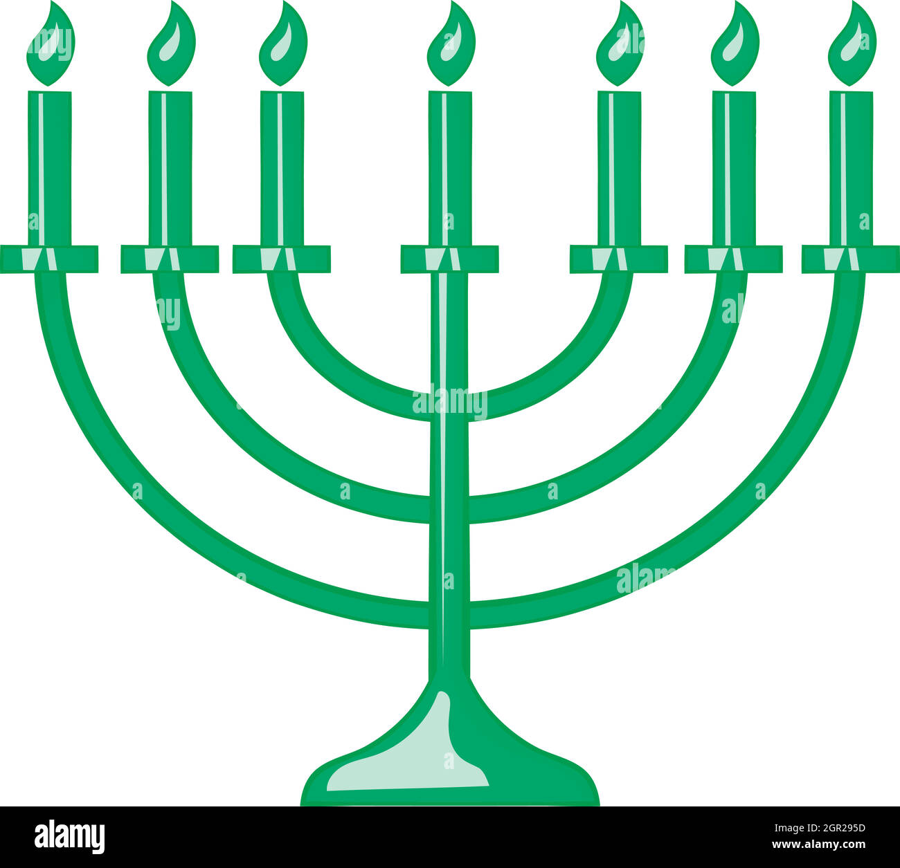 Menorah icon in cartoon style Stock Vector Image & Art - Alamy