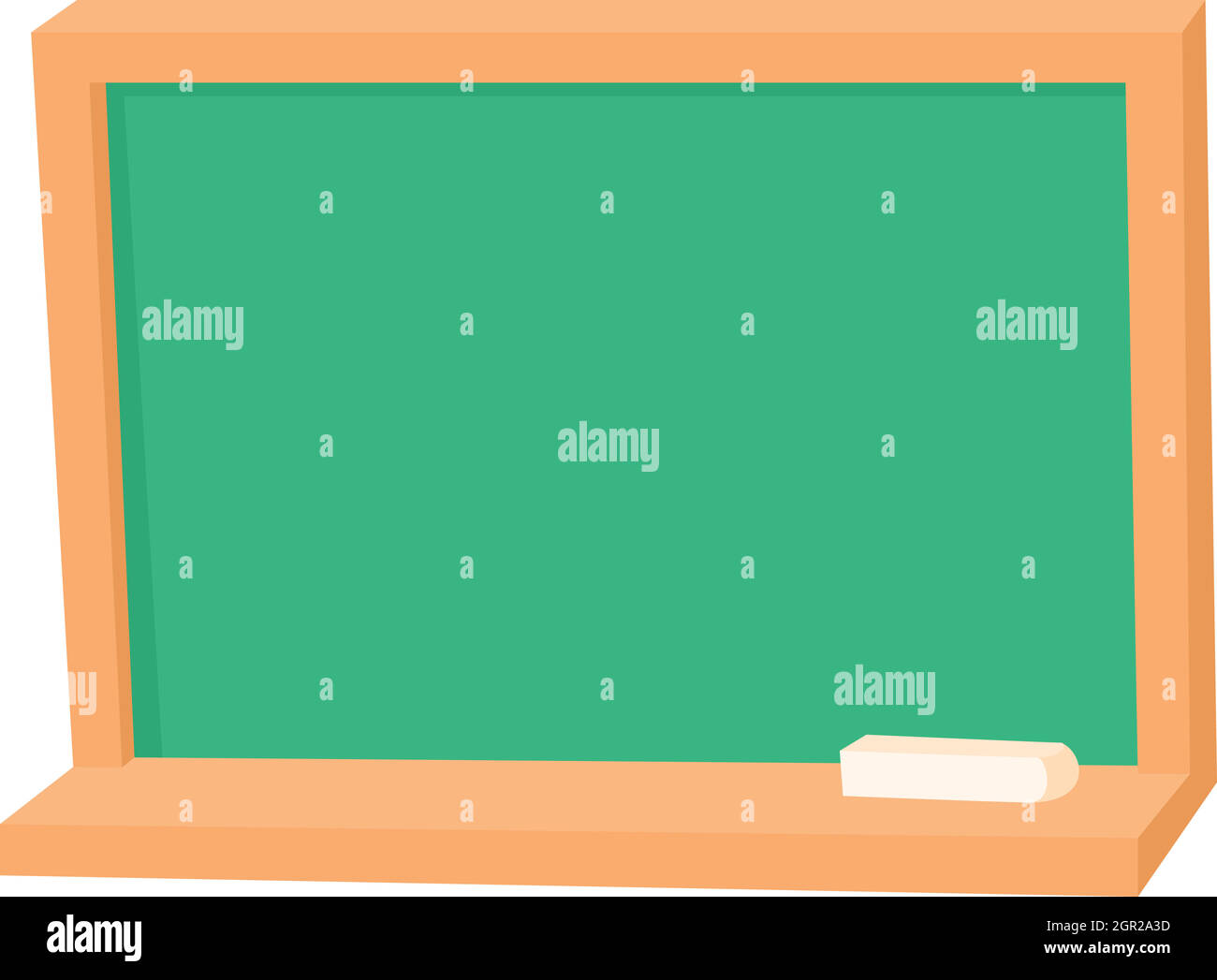 Blackboard with chalk icon, cartoon style Stock Vector Image & Art Alamy