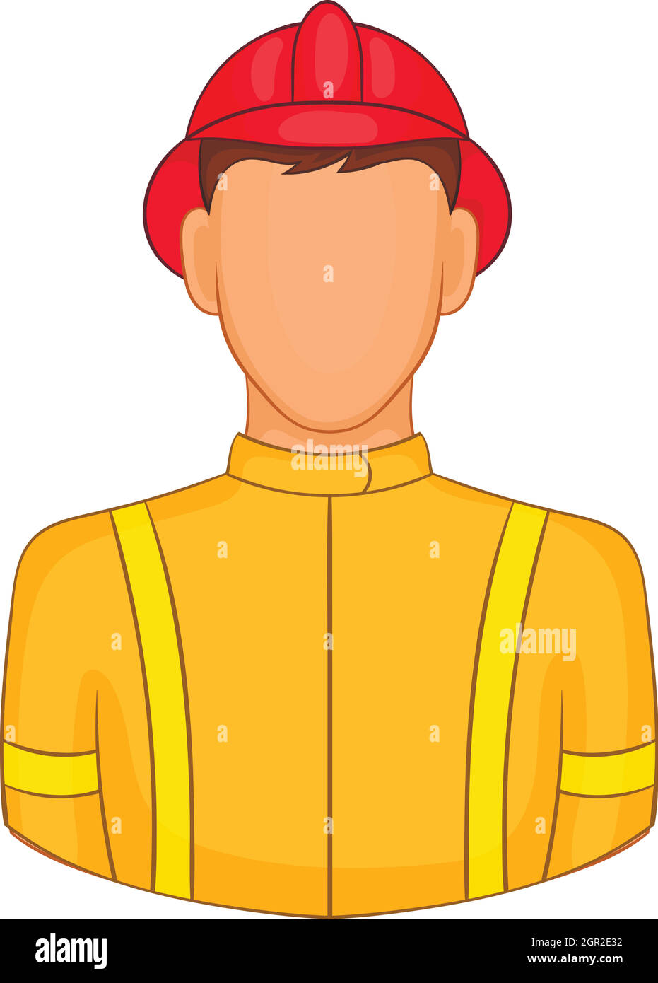 Firemen icon in cartoon style Stock Vector Image & Art - Alamy