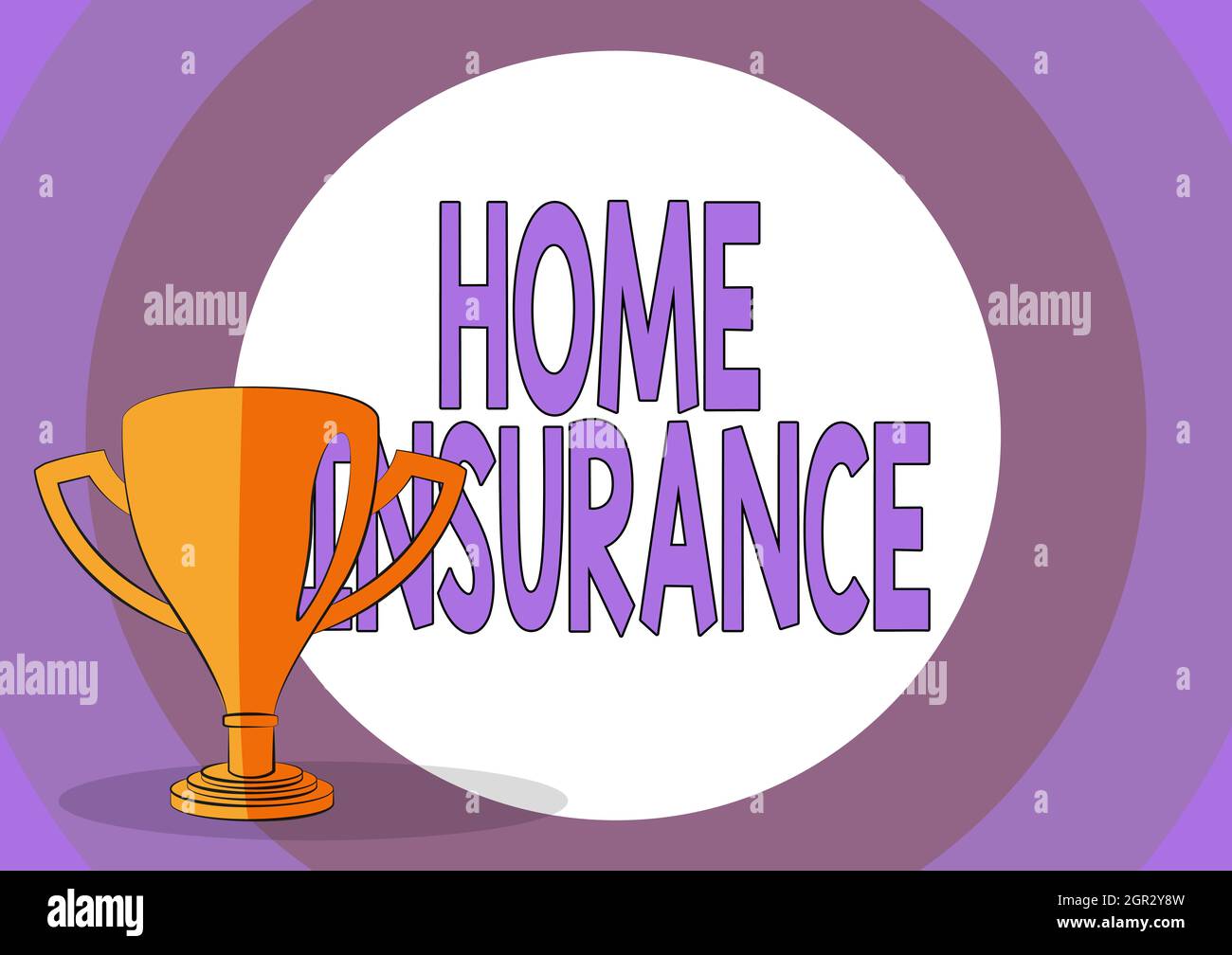 Conceptual display Home Insurance. Business approach Covers looses and ...