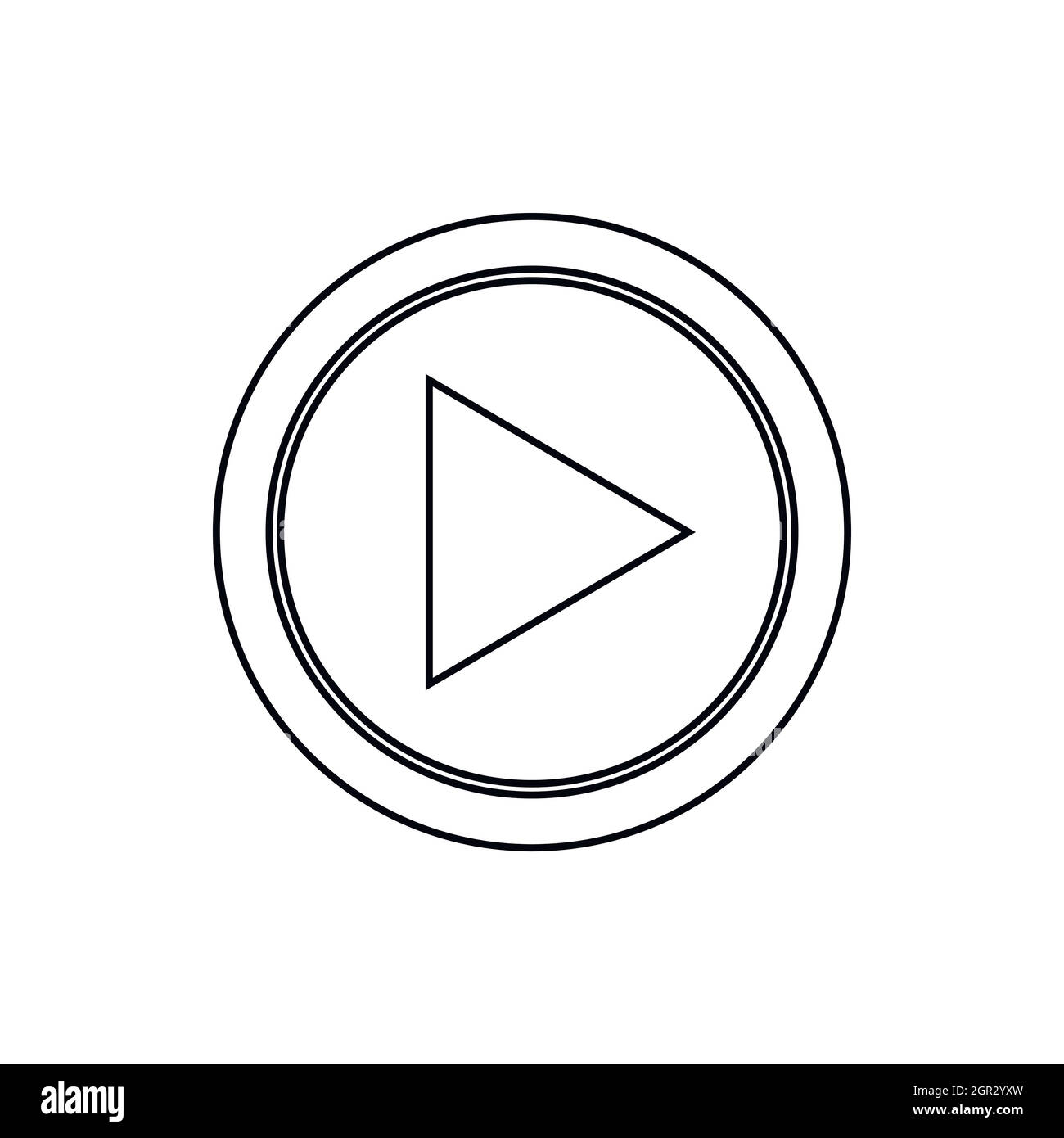 Video player icon hi-res stock photography and images - Alamy