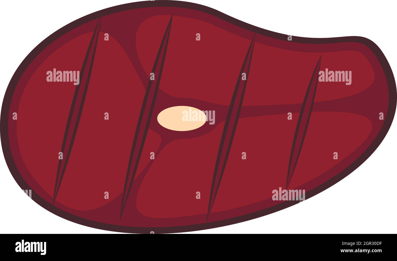 Steak icon, flat style Stock Vector Image & Art - Alamy