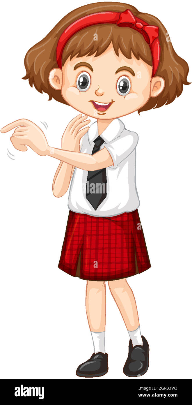 red skirt vector