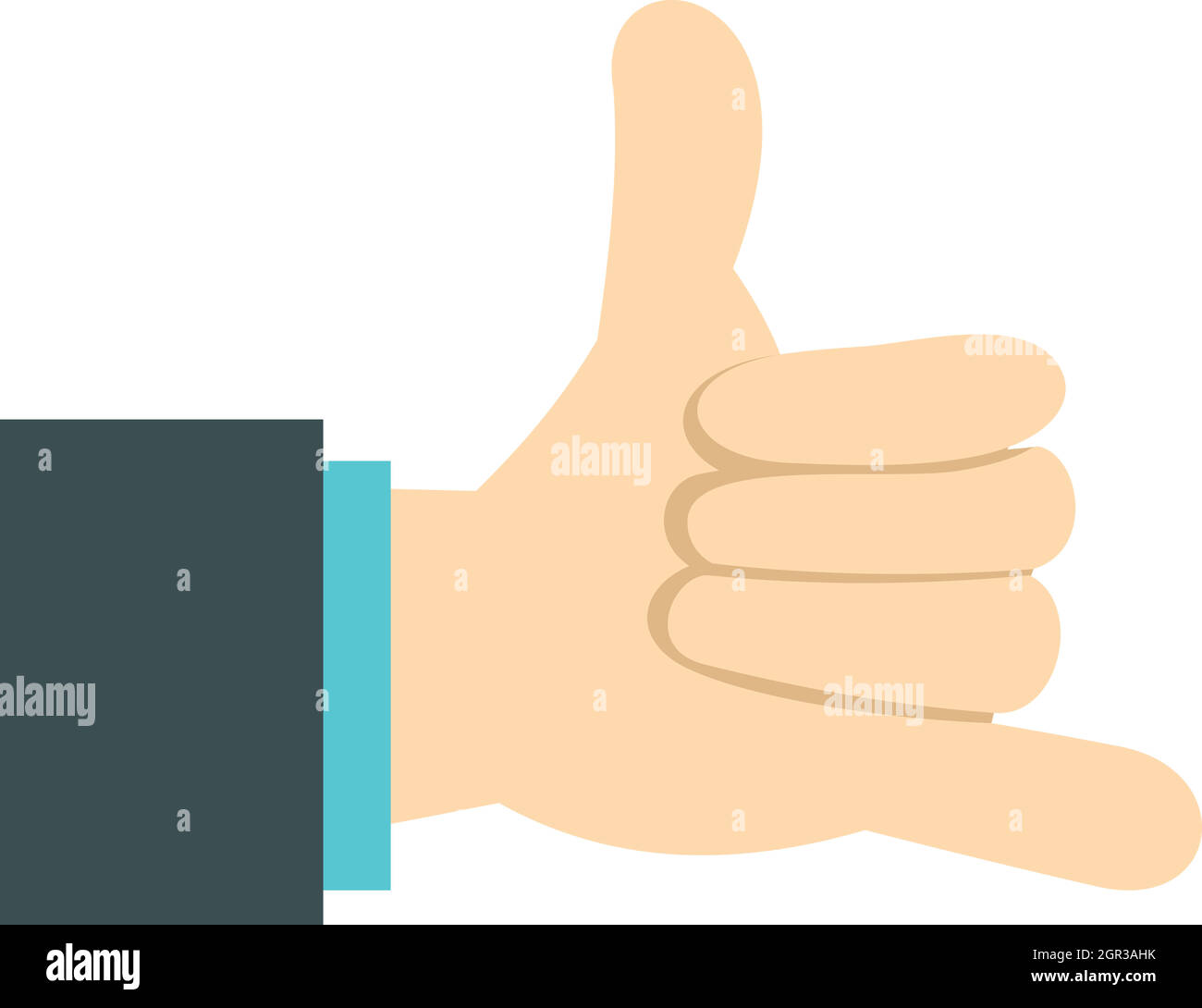 Gesture surfing icon, flat style Stock Vector Image & Art - Alamy