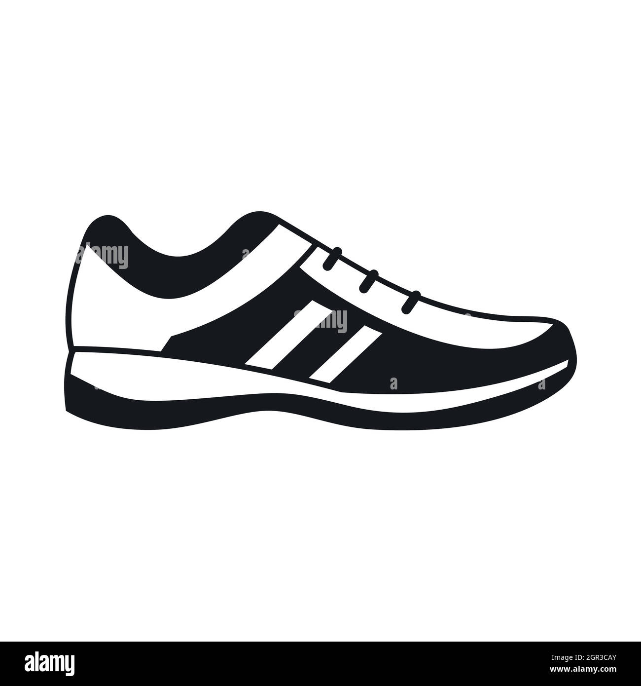 Men sneakers icon, simple style Stock Vector