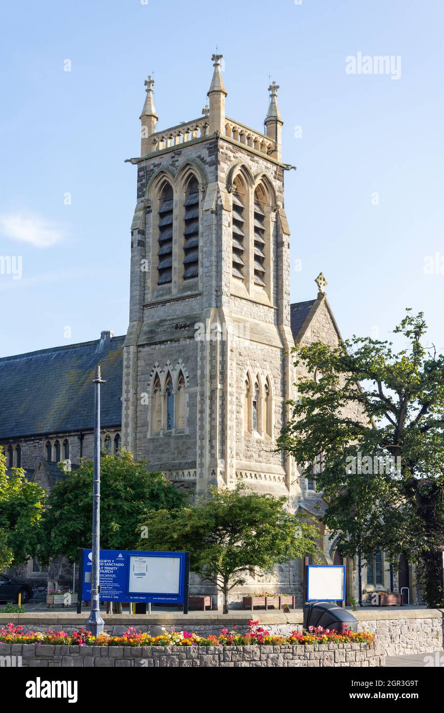 Holy Trinity Church, Trinity Square, Llandudno, Conwy County Borough, Wales, United Kingdom Stock Photo