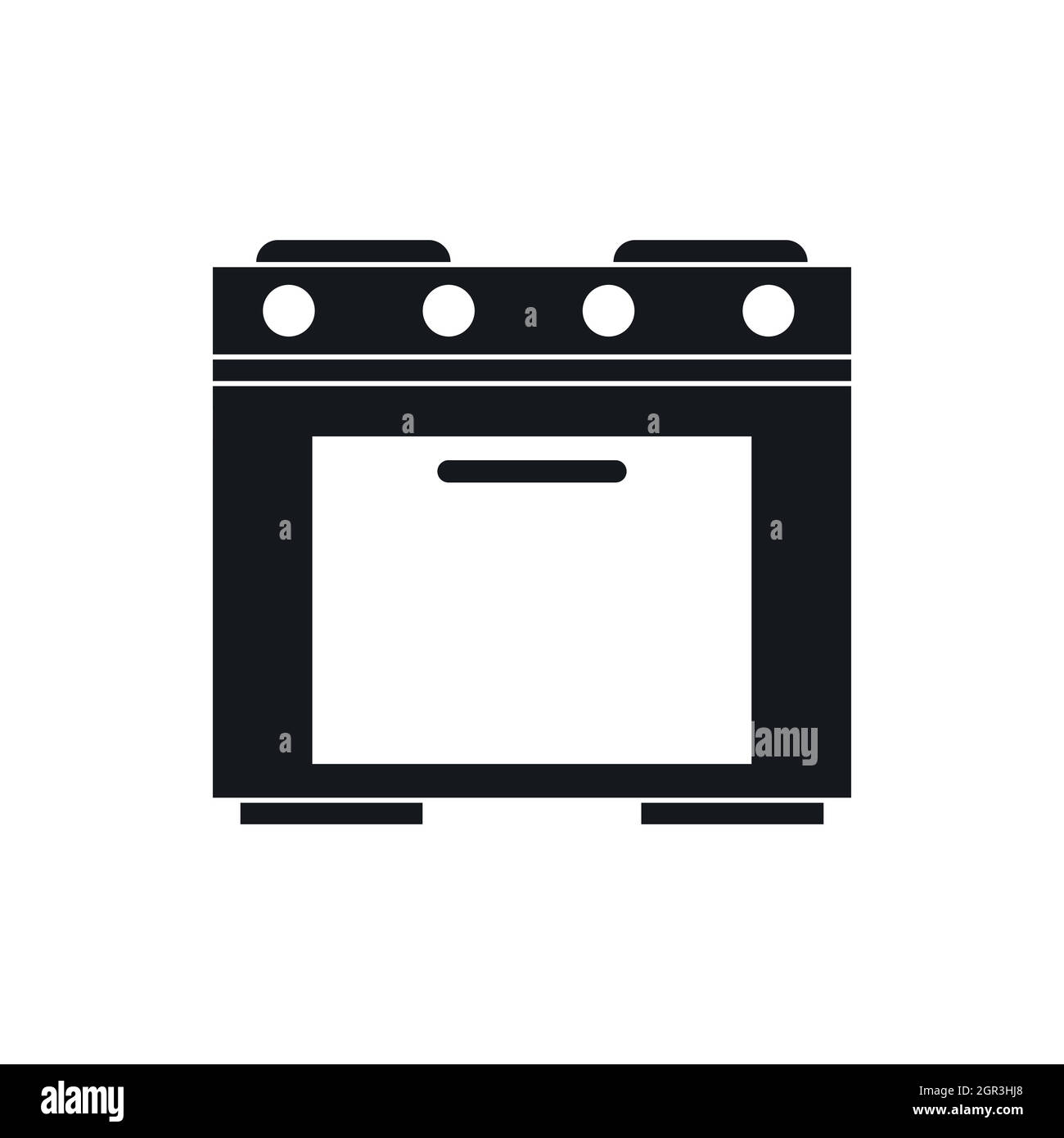 Gas stove icon, simple style Stock Vector Image & Art Alamy