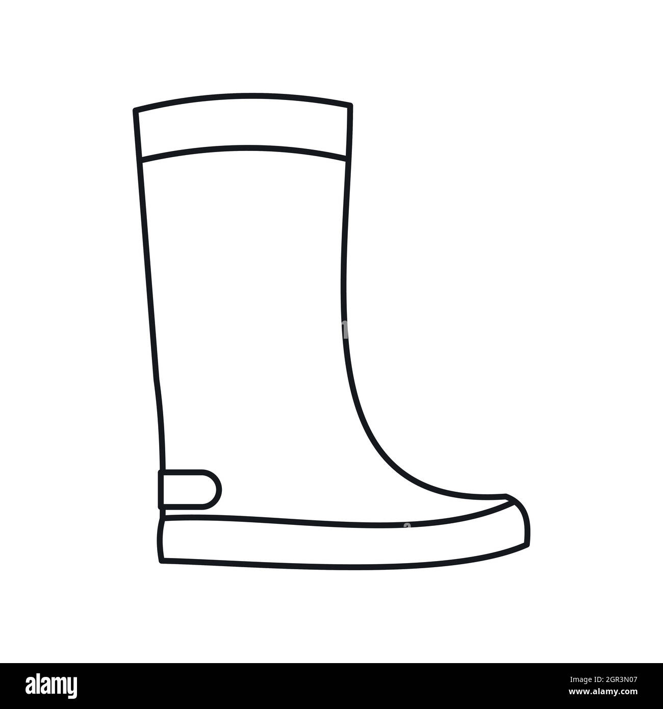 Rubber boots icon, outline style Stock Vector Image & Art Alamy