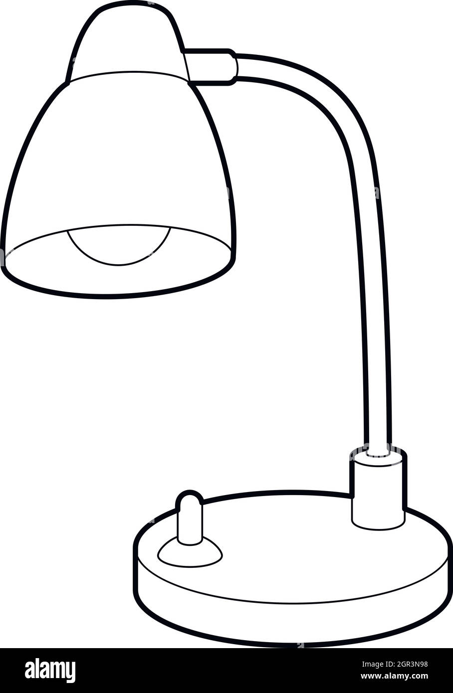 Table lamp icon, outline style Stock Vector Image & Art - Alamy