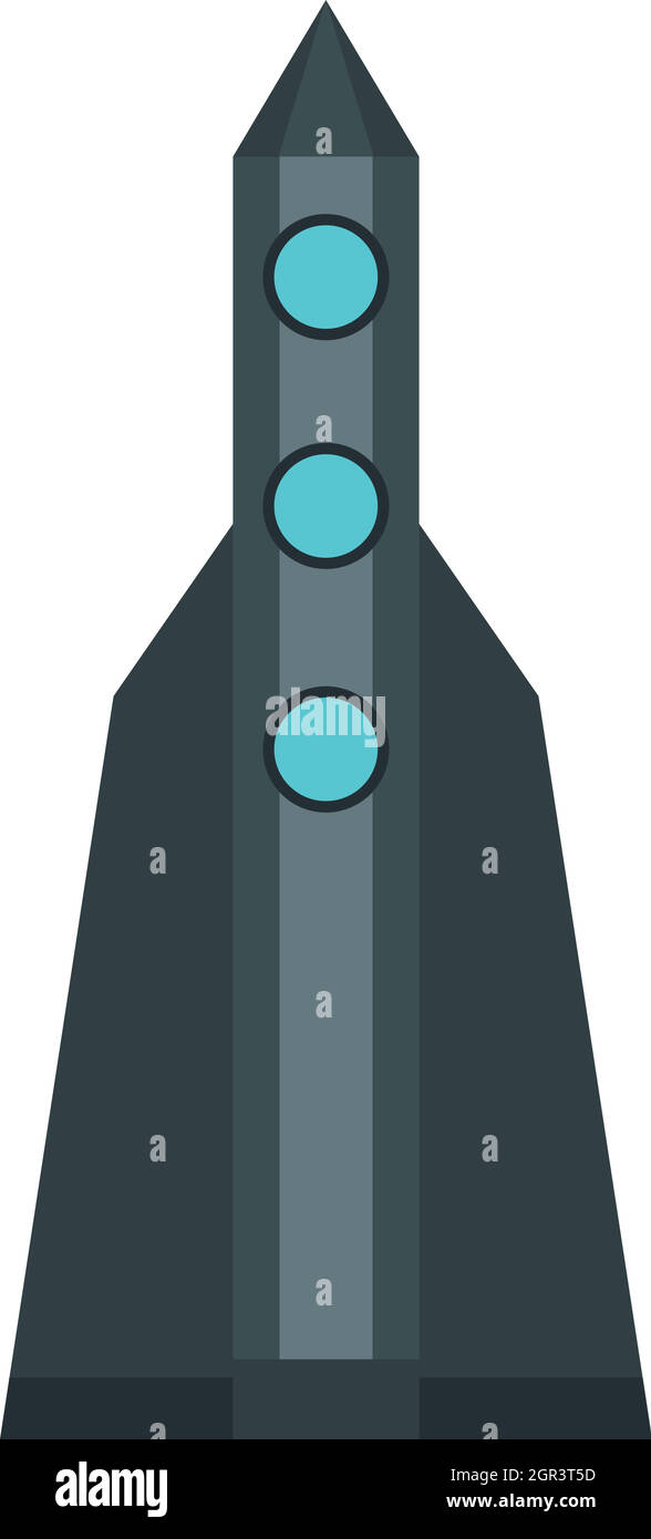 Space shuttle icon, flat style Stock Vector Image & Art - Alamy