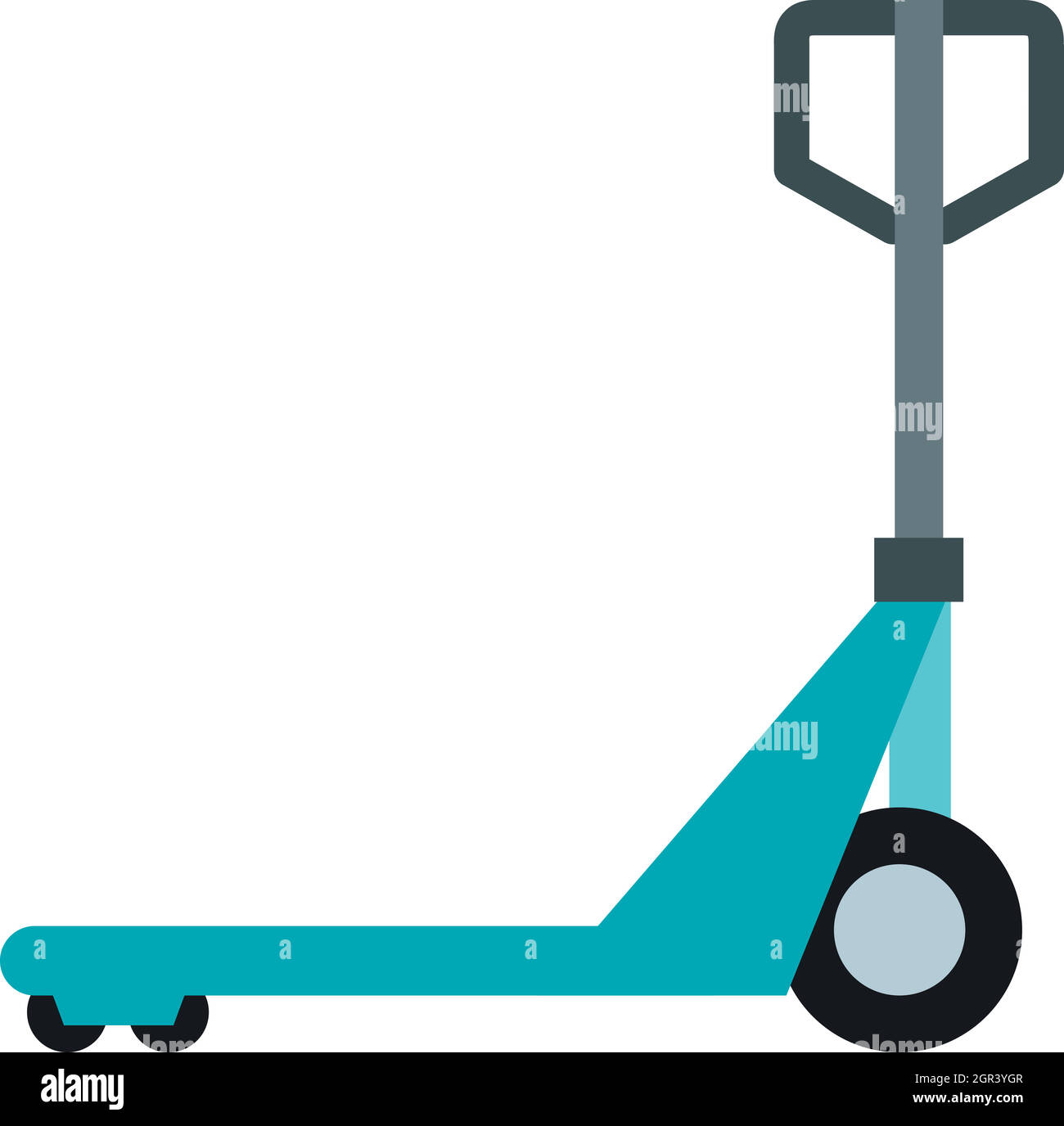 Hand truck icon, flat style Stock Vector Image & Art - Alamy
