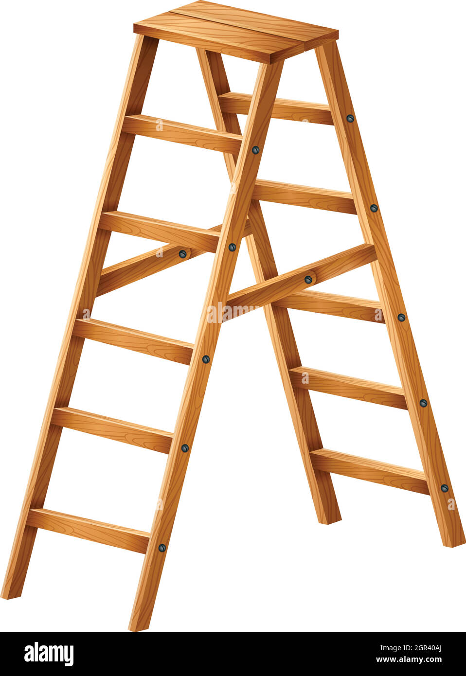 Orchard ladder Cut Out Stock Images & Pictures Alamy