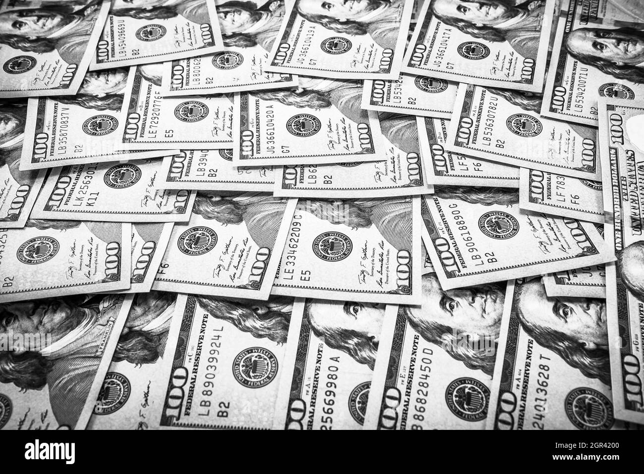 New one dollar bill Black and White Stock Photos & Images - Alamy