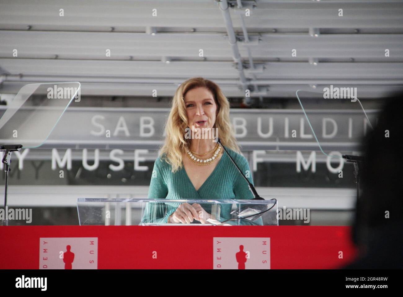 Los Angeles, USA, Sept 30 2021: Dawn Hudson 09/30/2021 The Dedication Ceremony and Official Ribbon-Cutting for the opening of the Academy Museum of Motion Pictures held at the Academy Museum of Motion Pictures in Los Angeles, CA Photo by Izumi Hasegawa/HollywoodNewsWire.net Credit: Hollywood News Wire Inc./Alamy Live News Stock Photo