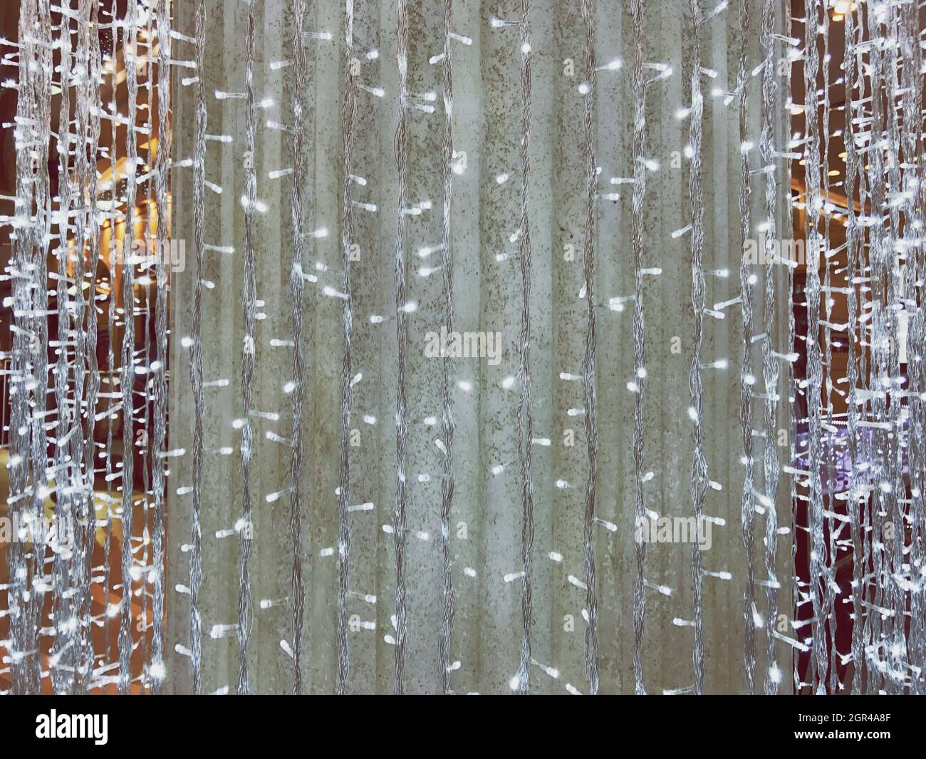 Full Frame Shot Of Snowflakes Stock Photo