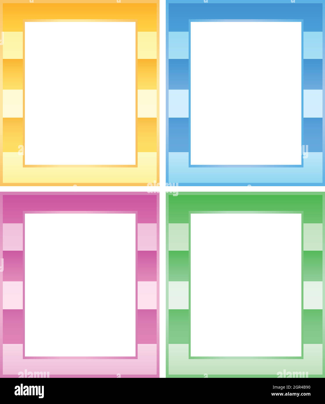 Set of colorful frames Stock Vector Image & Art Alamy