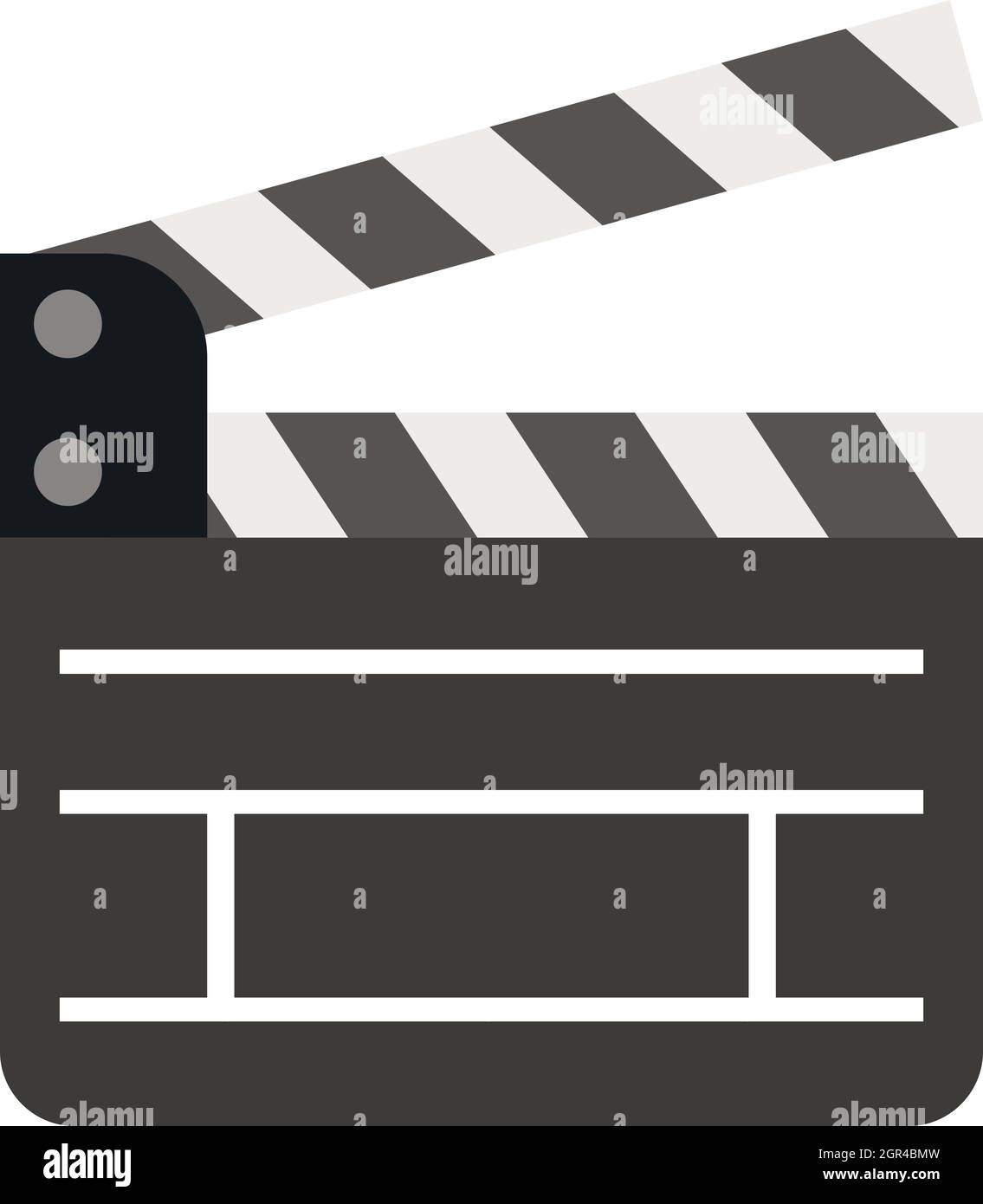 Clapboard icon in flat style Stock Vector Image & Art - Alamy