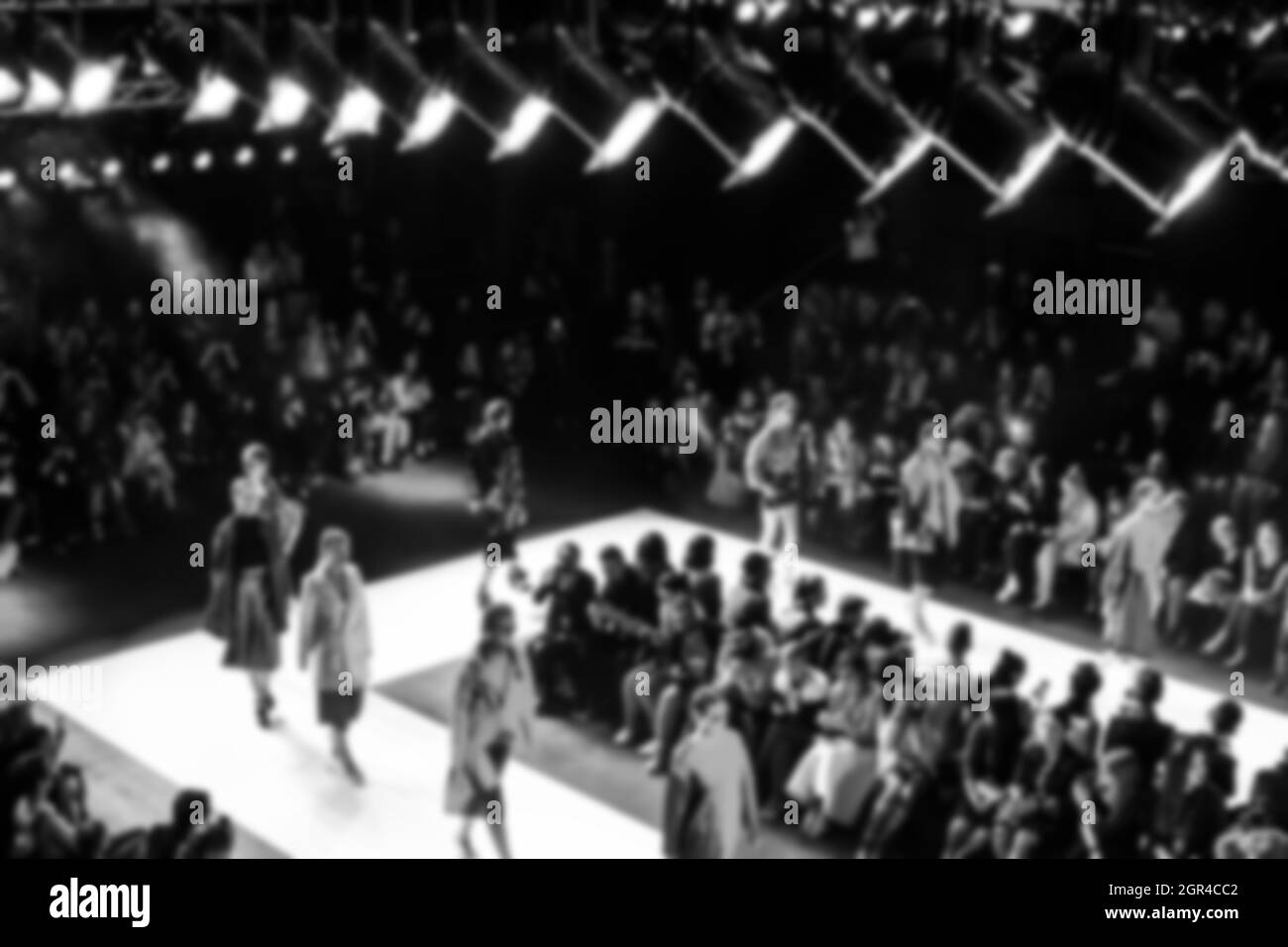Backstage fashion show Black and White Stock Photos & Images - Alamy