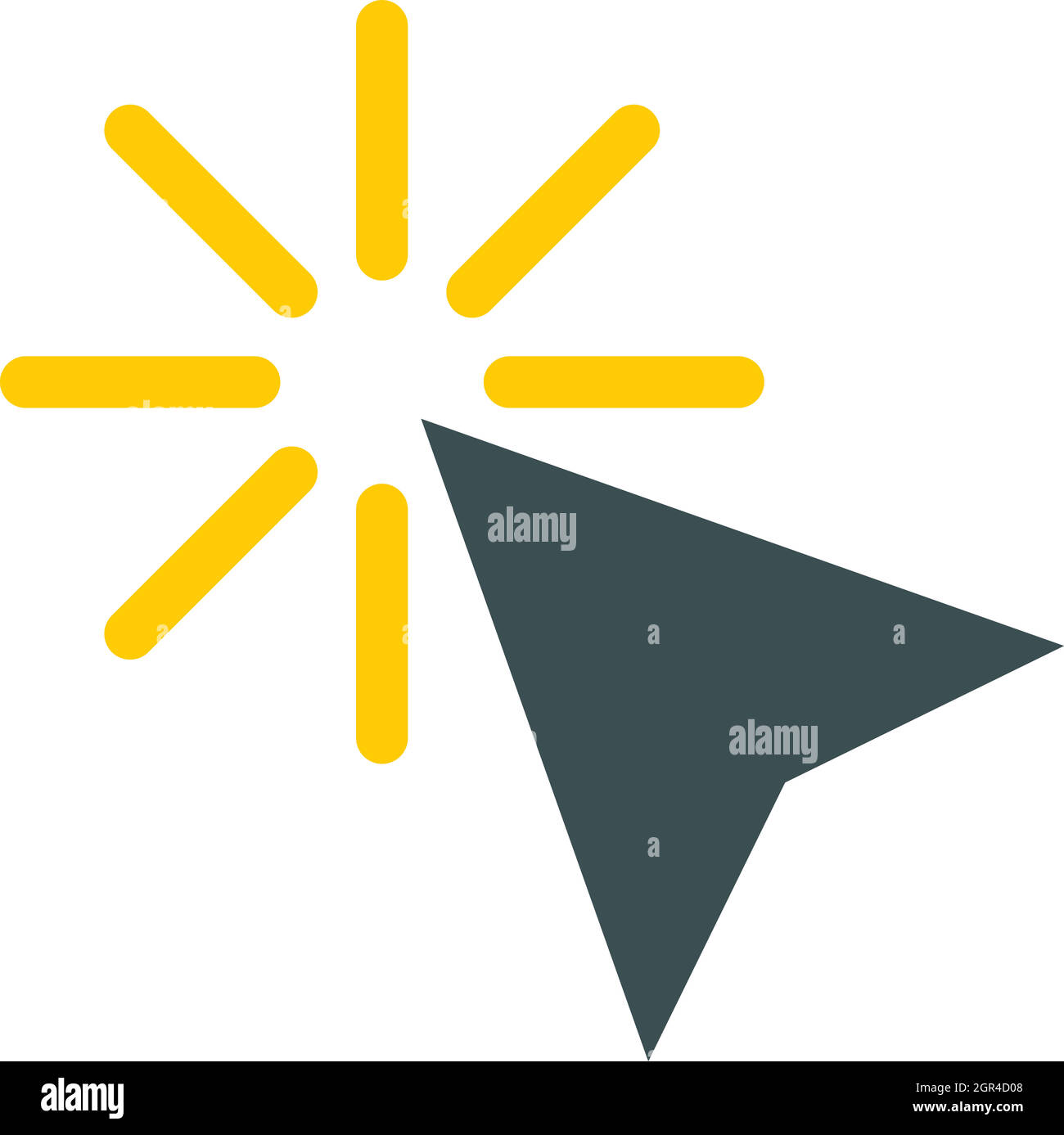 Cursor mouse arrow icon vector hi-res stock photography and images - Alamy