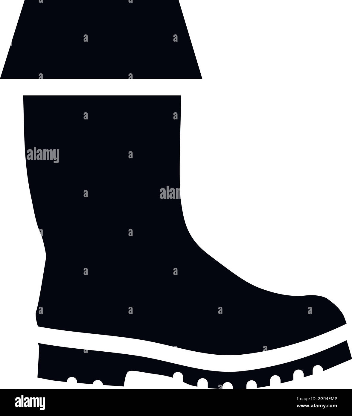 Rubber boots icon, simple style Stock Vector Image & Art Alamy