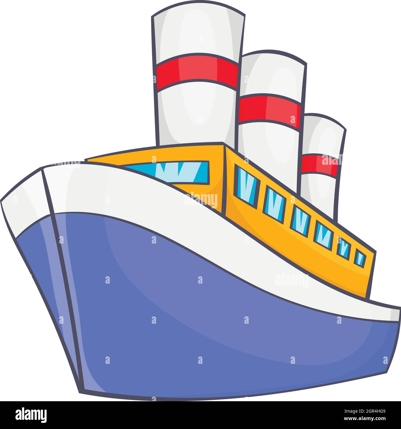 Cartoon ship hi-res stock photography and images - Alamy