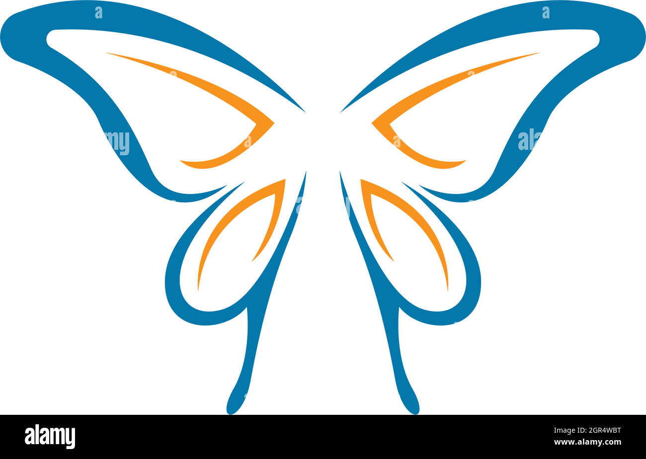Butterfly icon logo design concept template illustration Stock Vector ...