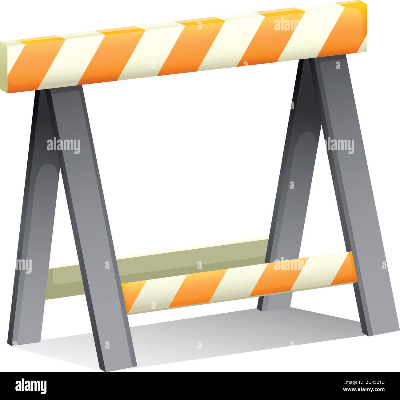 An under construction sign Stock Vector
